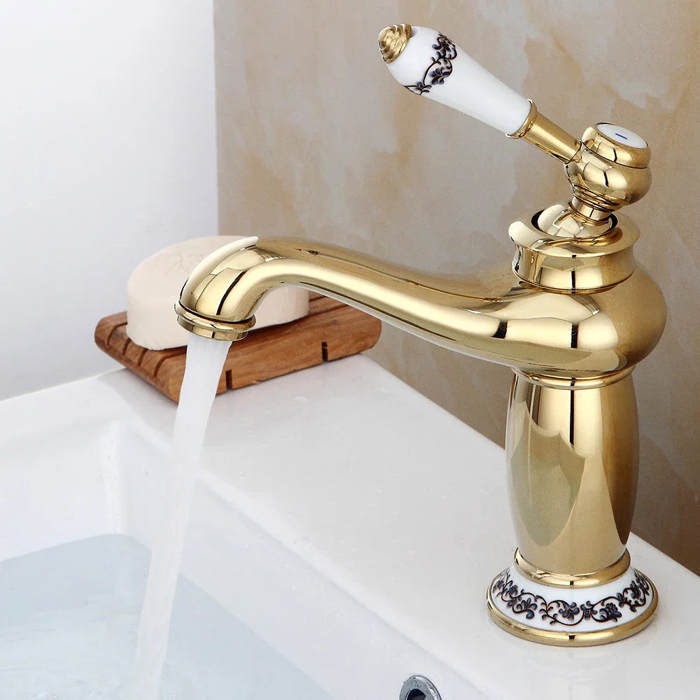 GoldKunst | Wasserhahn im Vintage-Stil für Ihr Badezimmer