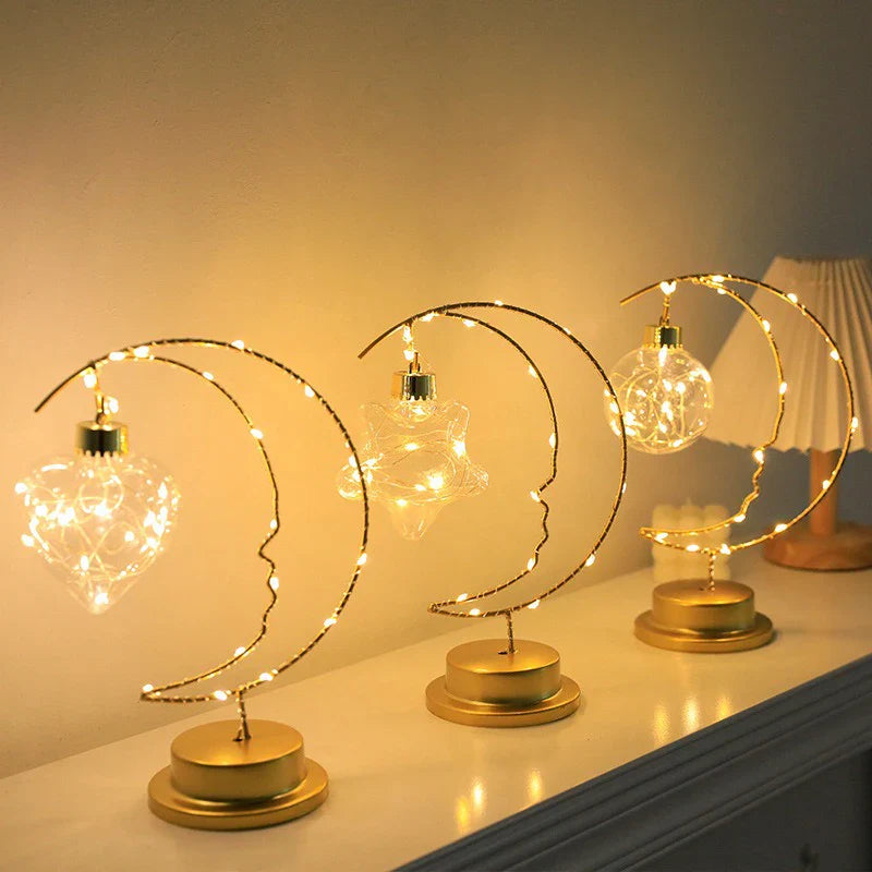 LumiNight | Elegante LED-Nachttischlampe