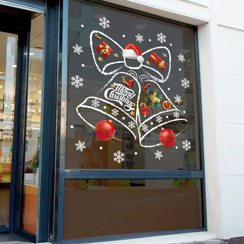 StickerBell | Weihnachtsglocken-Aufkleber für Fenster