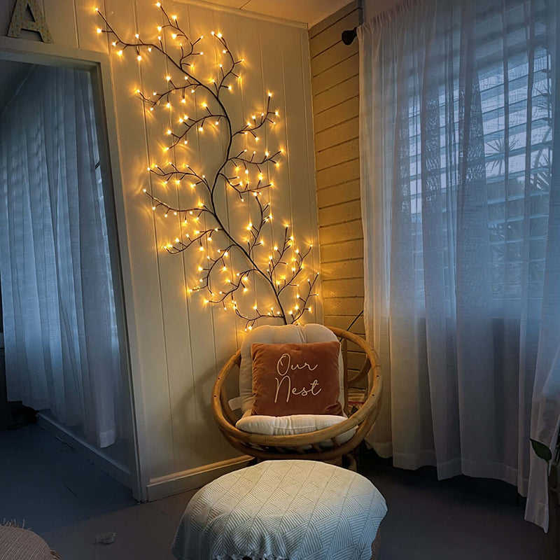 MagicLights | Funkelnde dekorative Baum-LED-Wandleuchte