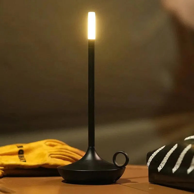 CandleLight | Moderne Kabellose LED-Tischlampe mit Touch-Steuerung