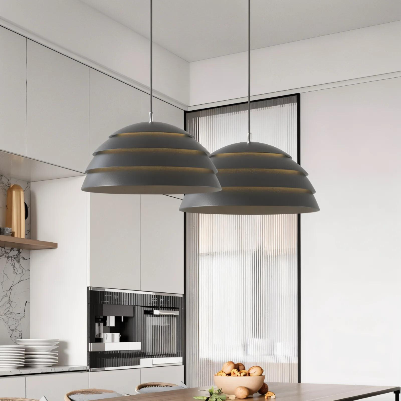 LumiDome | Minimalistische Kuppel-Pendelleuchte