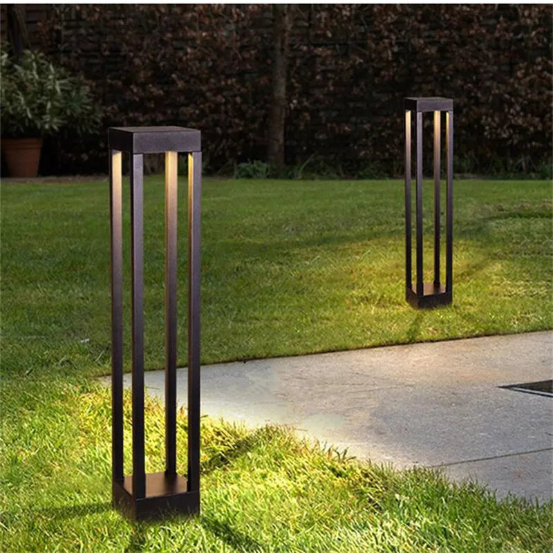 EcoLight | Moderne wasserdichte LED-Pollerleuchte aus Aluminium