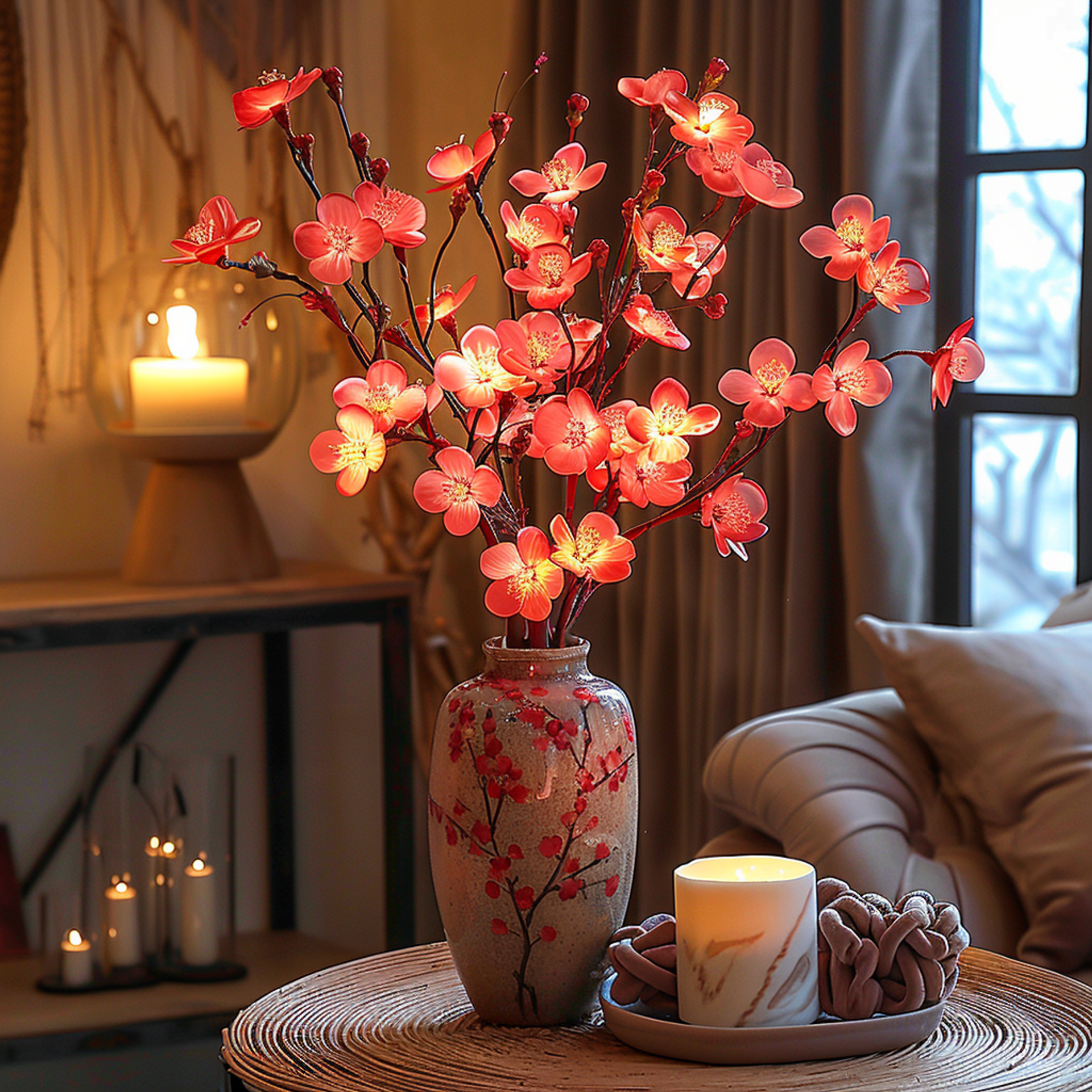 OliveMagic | Elegante olivgrüne LED-Tischlampe