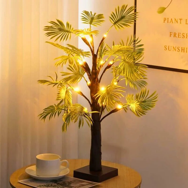 Weihnachtslichter | LED Palmblatt - Beleuchtung für Tropenflair
