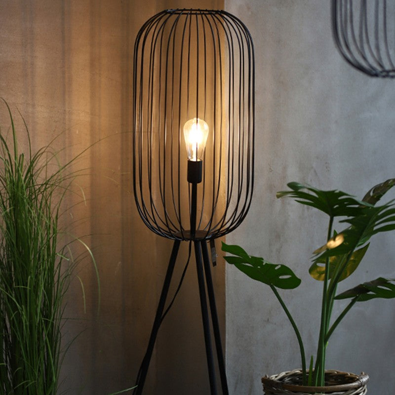 CageGlow | Moderne Streifen Stehlampe