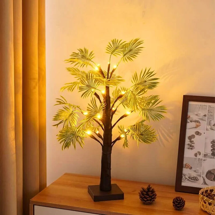 Weihnachtslichter | LED Palmblatt - Beleuchtung für Tropenflair