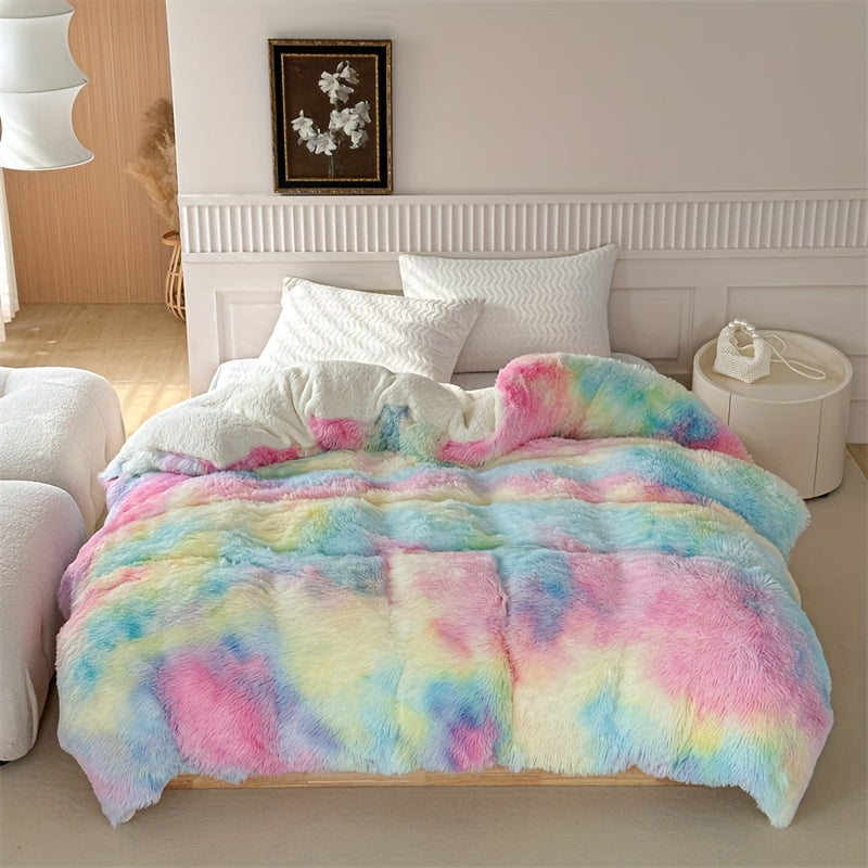 MagicMist | Luxus-Schlafdecke mit Farbverlauf in Pastell