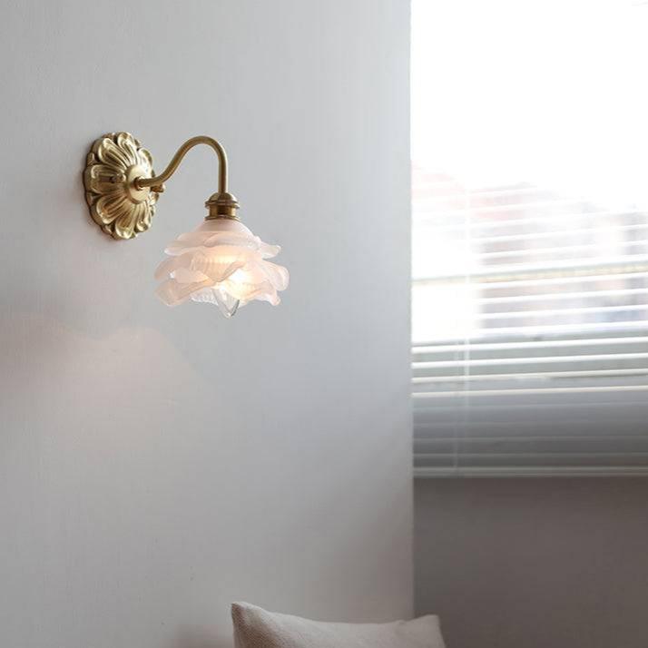 LumenWelle | Wandleuchte mit Schwanenhals aus Glas