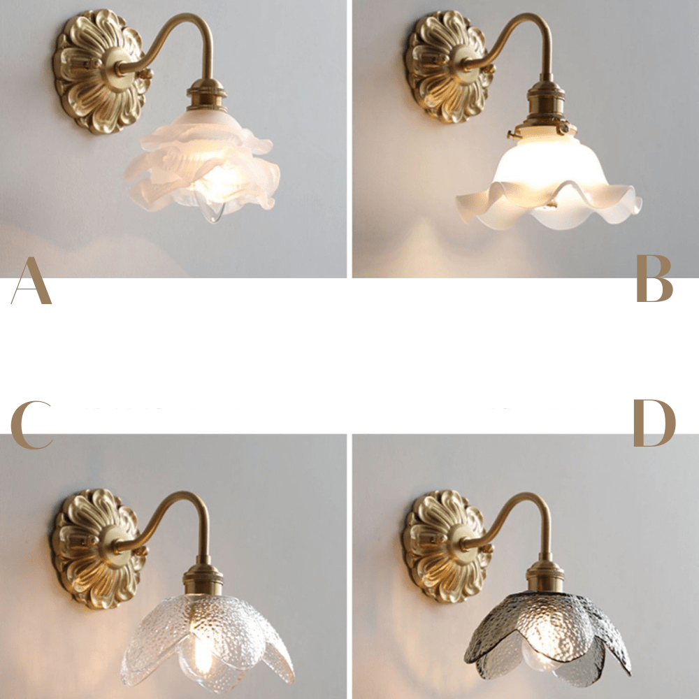LumenWelle | Wandleuchte mit Schwanenhals aus Glas