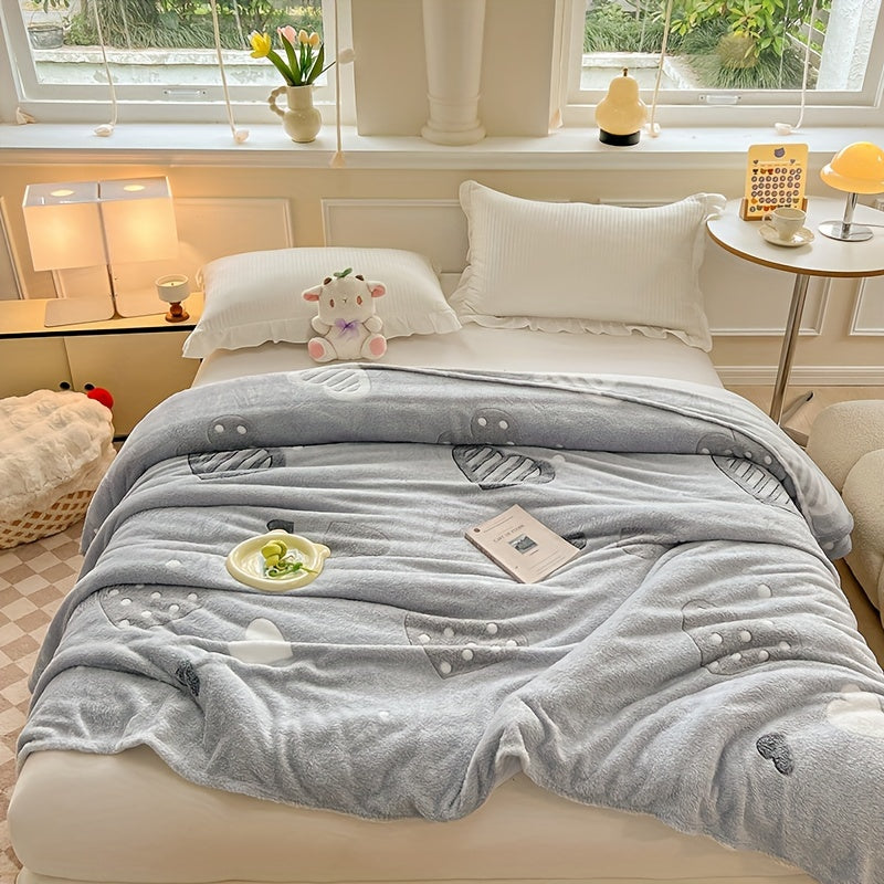 FlowersDream | Frühlingsblüte Plüschdecke für Zuhause