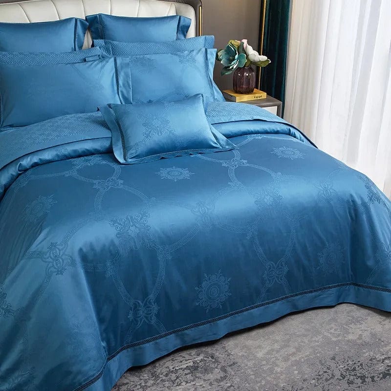 BlueBliss | Bettbezugset aus ägyptischer Baumwolle