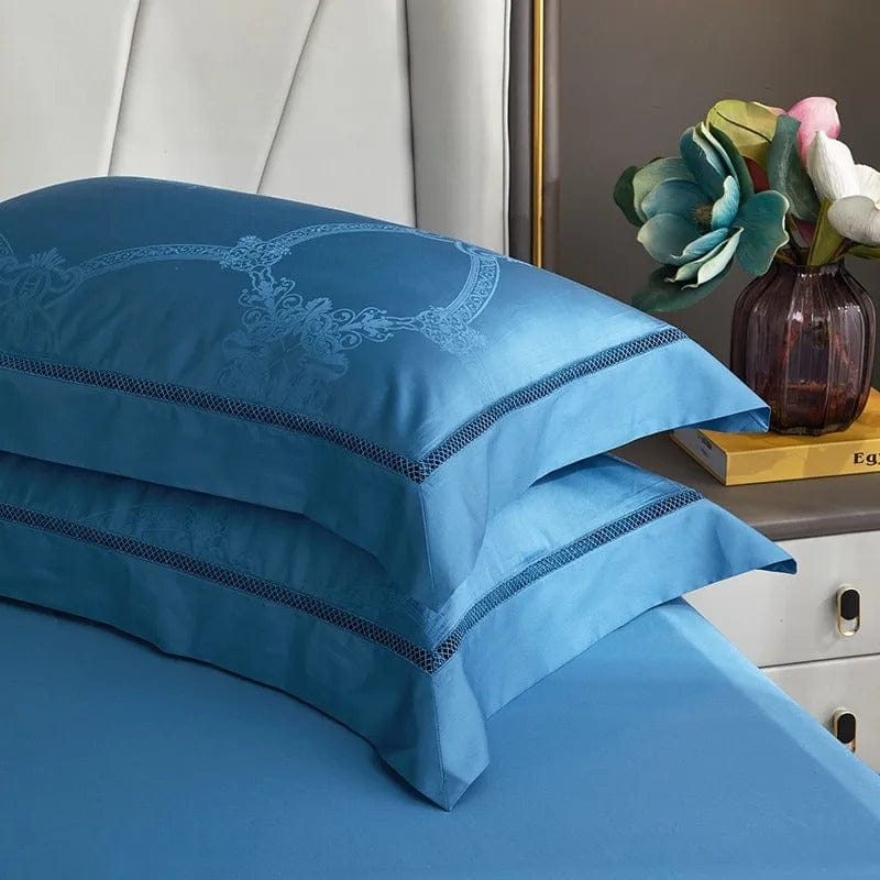 BlueBliss | Bettbezugset aus ägyptischer Baumwolle