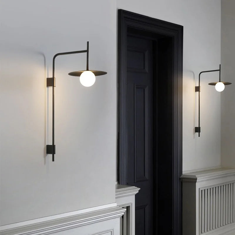 FlexiLuxe | Dimmbare nordische LED-Wandleuchte mit schwenkbarem Arm