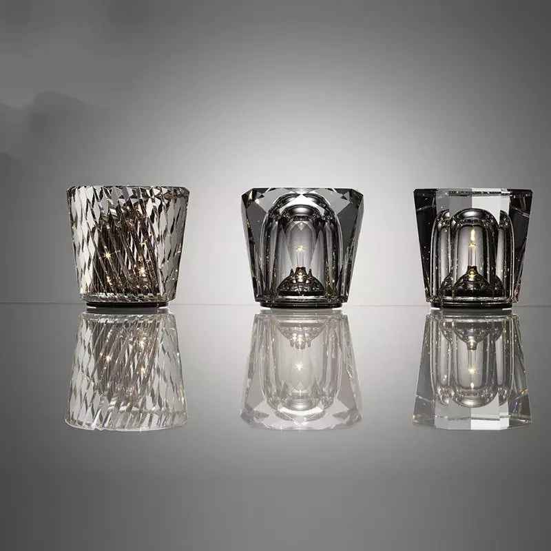 CrystalMug | Kabellose Kristall Tischlampe