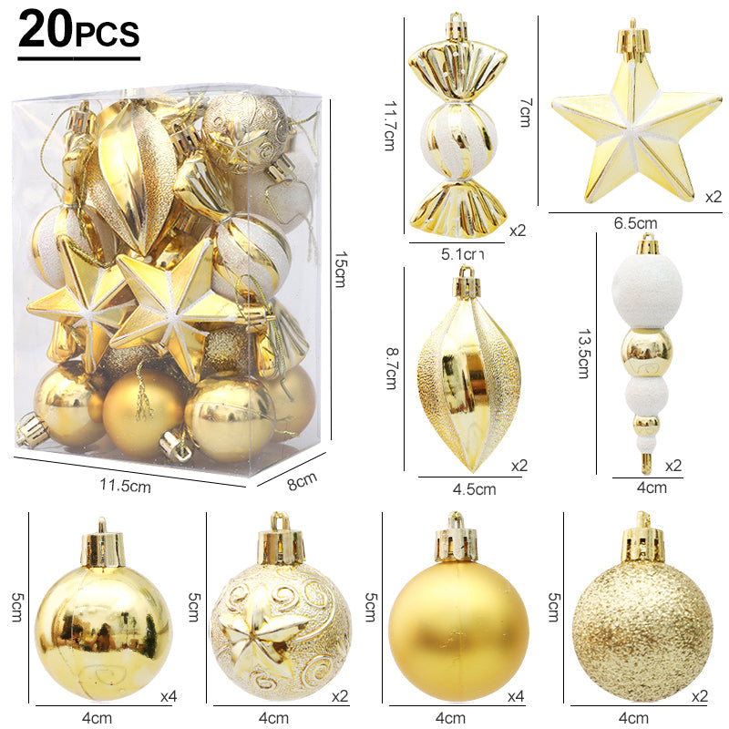 ChristmasMagic | Elegantes Ornament Set für festliche Dekoration