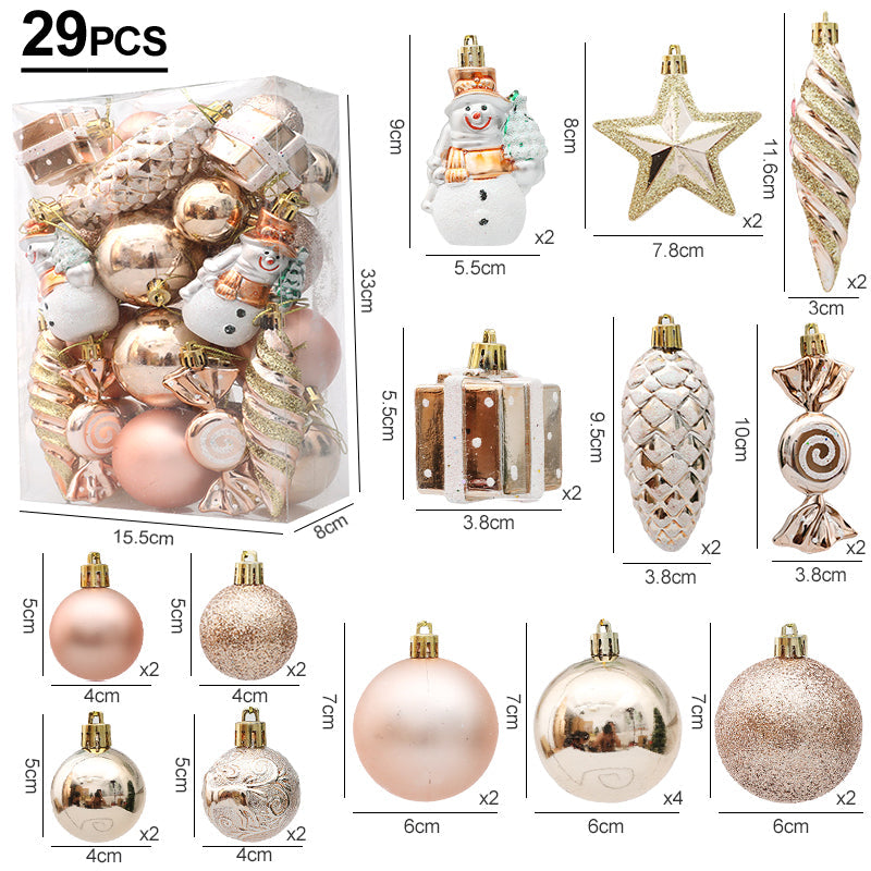 ChristmasMagic | Elegantes Ornament Set für festliche Dekoration