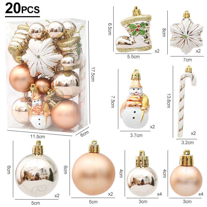 ChristmasMagic | Elegantes Ornament Set für festliche Dekoration