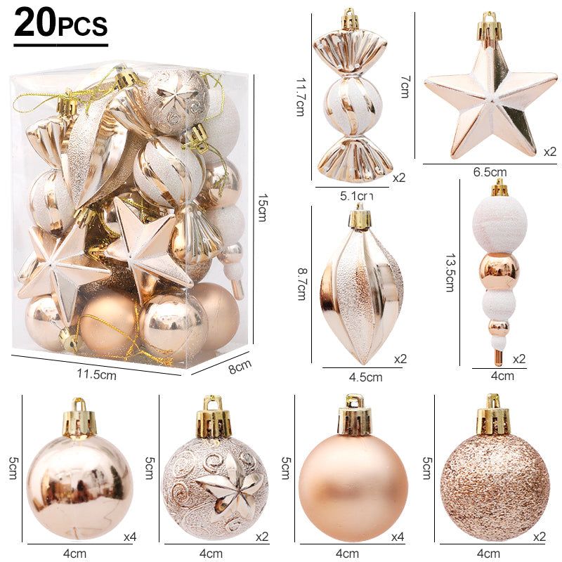 ChristmasMagic | Elegantes Ornament Set für festliche Dekoration