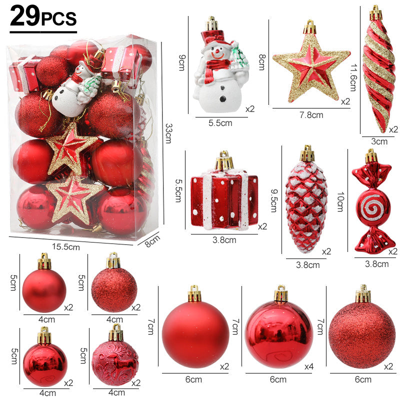 ChristmasMagic | Elegantes Ornament Set für festliche Dekoration