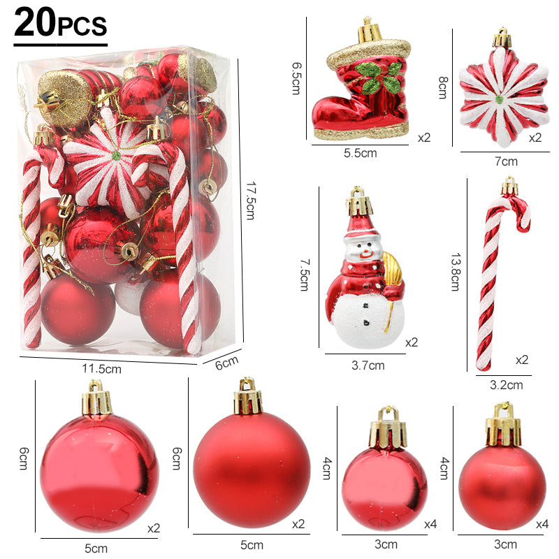 ChristmasMagic | Elegantes Ornament Set für festliche Dekoration