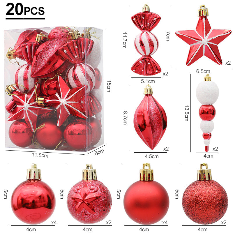 ChristmasMagic | Elegantes Ornament Set für festliche Dekoration