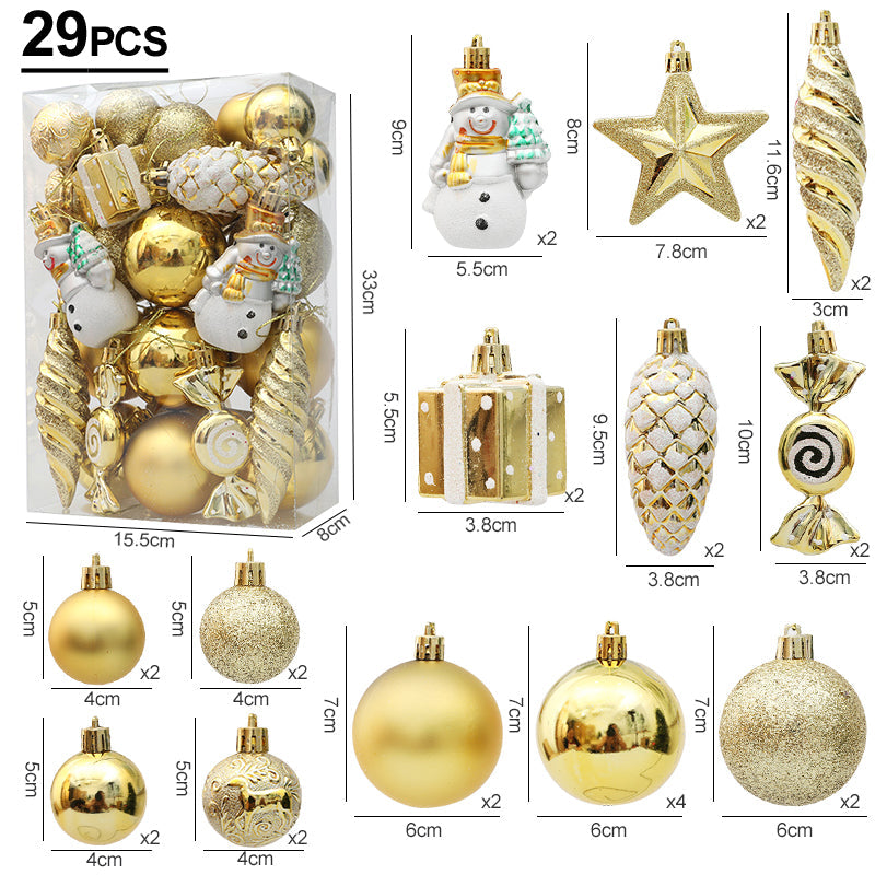 ChristmasMagic | Elegantes Ornament Set für festliche Dekoration