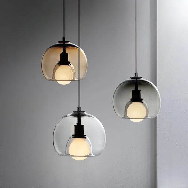 LuxuryLight | Elegante Pendelleuchte aus handgeblasenem Glas