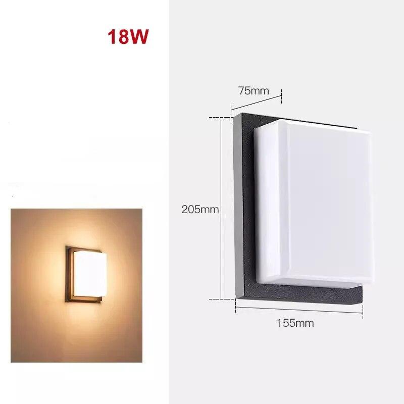 WandieGlow | Modernes Design LED Außenwandleuchte