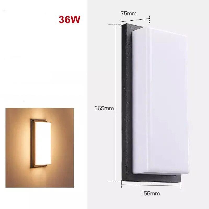 WandieGlow | Modernes Design LED Außenwandleuchte