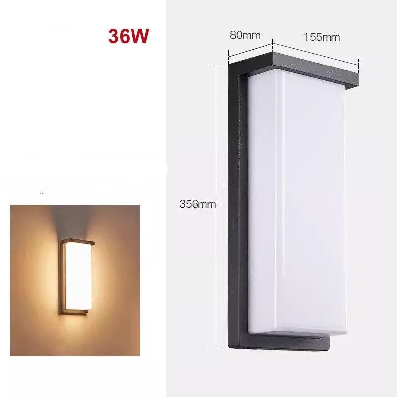 WandieGlow | Modernes Design LED Außenwandleuchte