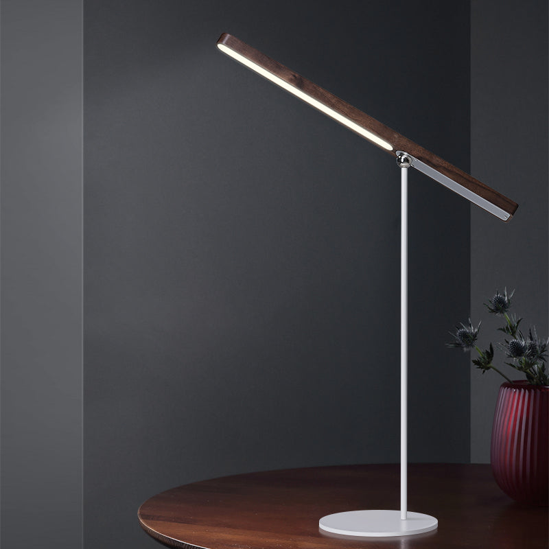 WoodieGleam | Moderne Slim Tischlampe