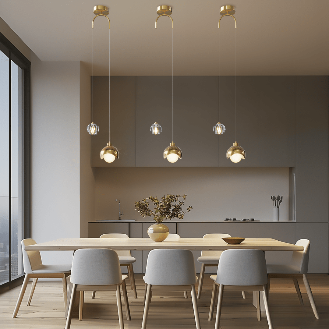 CrystallGloss | Luxuriöse LED Pendelleuchte für stilvolles Ambiente