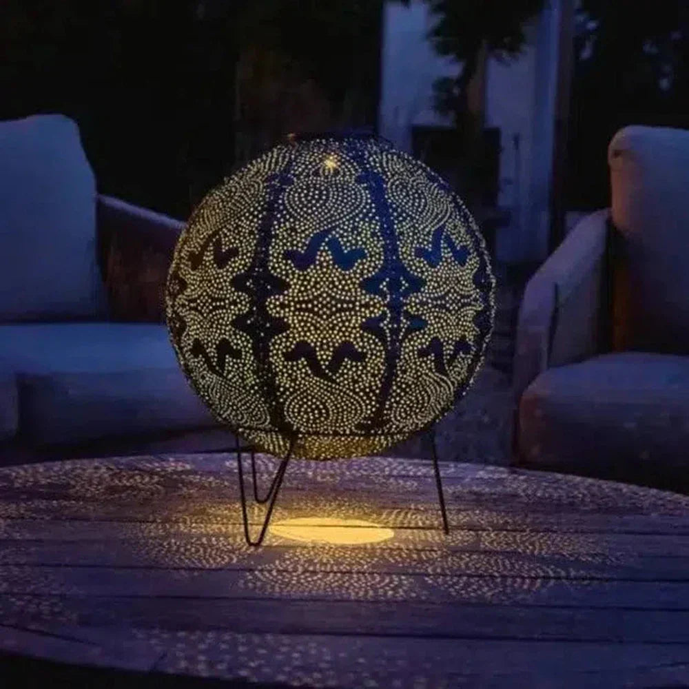 GloboLicht | Solarlaterne im Marrakesch-Design
