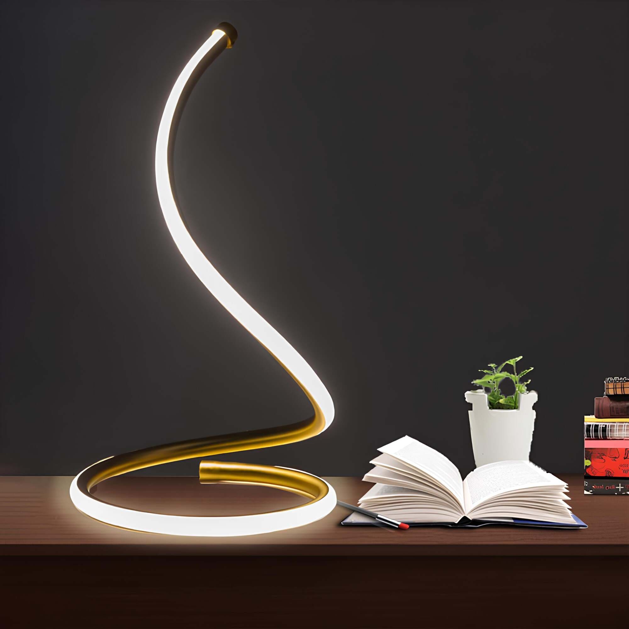 glowspiral-goldene-led-tischlampe-modern-spiralförmig-lichtquelle-wohnzimmer-xlumina