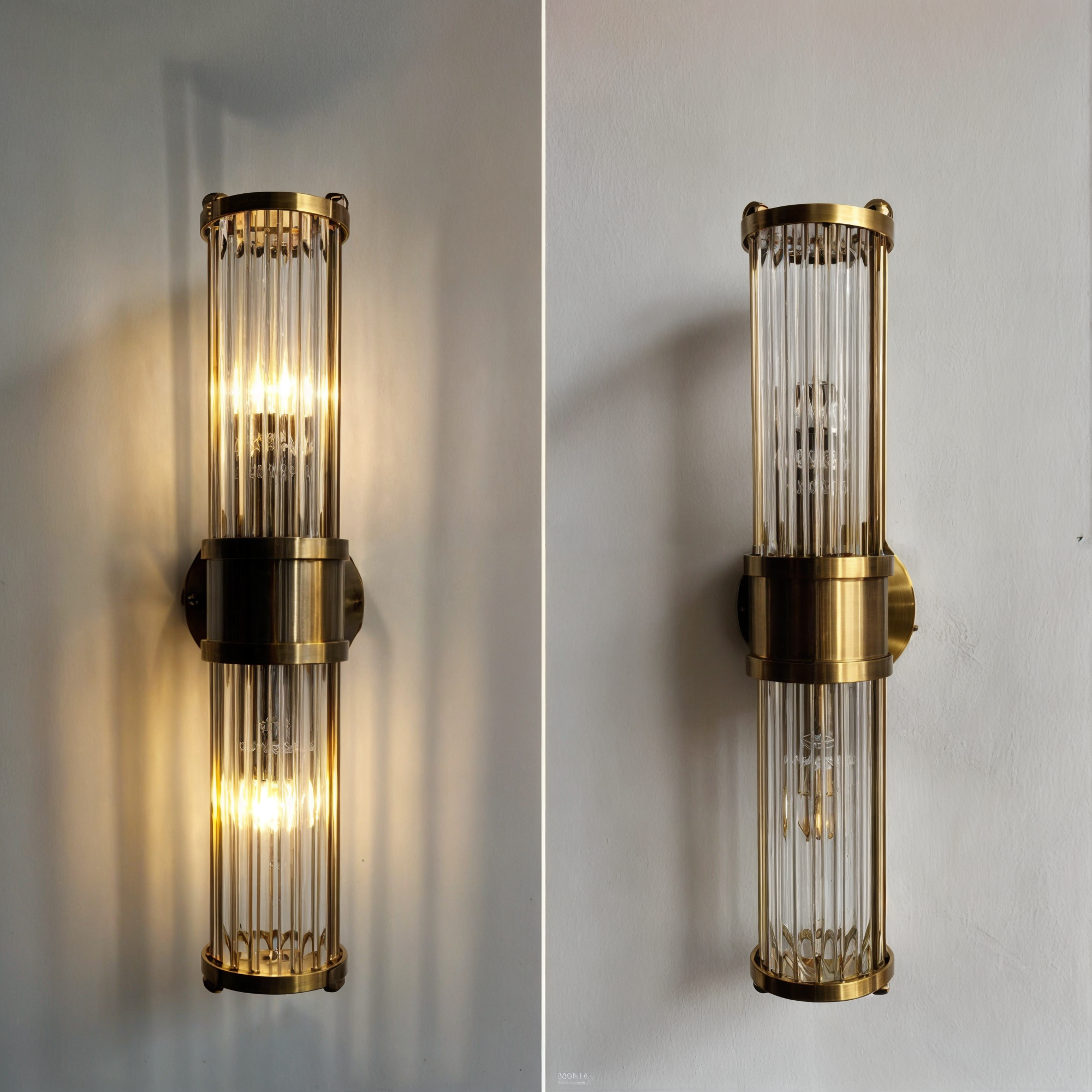 LumiGold | Luxuriöse LED-Wandleuchte für das Badezimmer