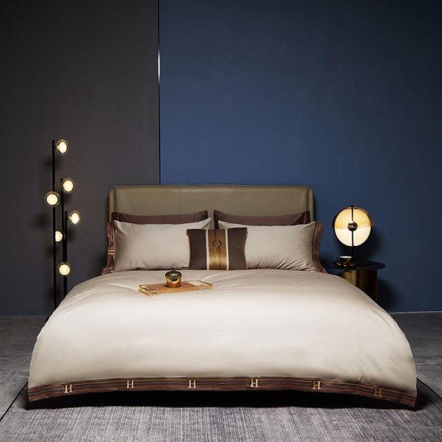 VisnaElegance | Ägyptische Baumwolle Bettwäsche Luxus Set
