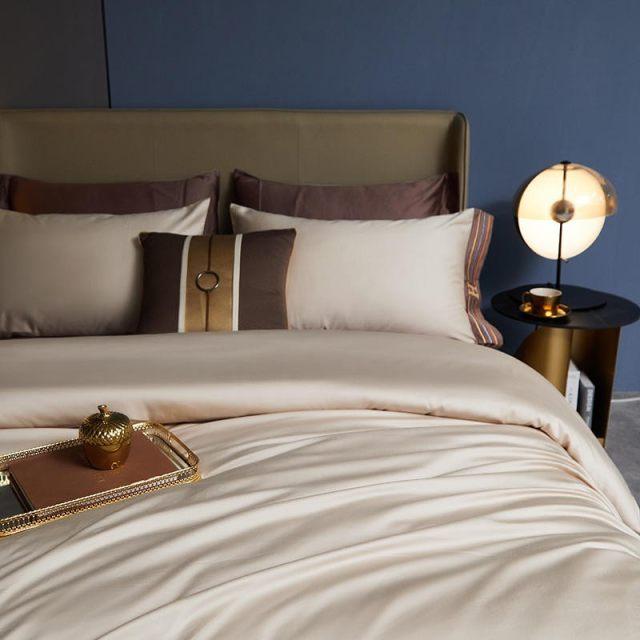 VisnaElegance | Ägyptische Baumwolle Bettwäsche Luxus Set