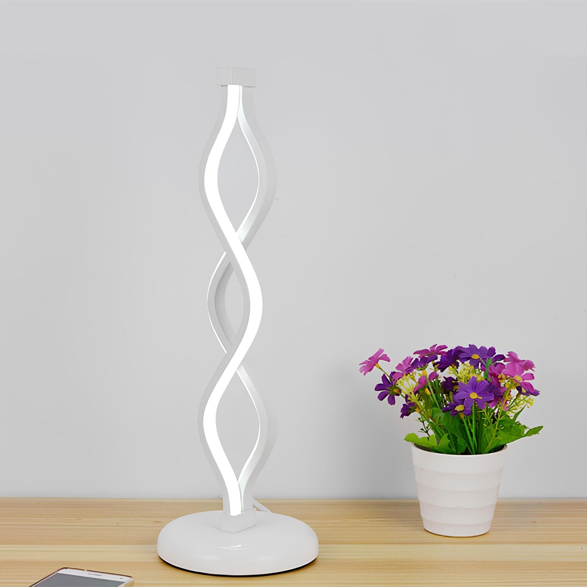 lichtspirale-led-tischlampe-spiralförmig-modern-elegant-wohnzimmer-dekoration-xlumina