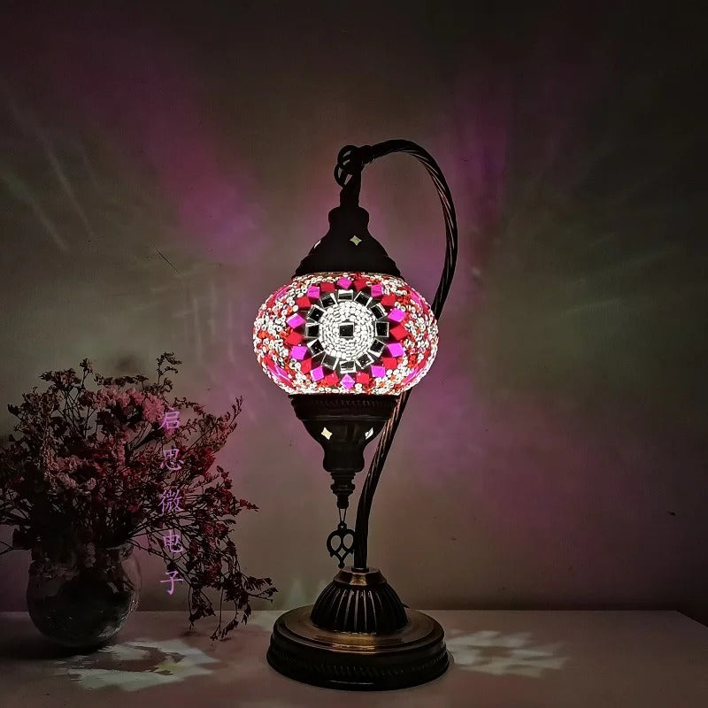 MosaikLight | Handgefertigte Tischlampe im Türkischen Design für ein elegantes Ambiente