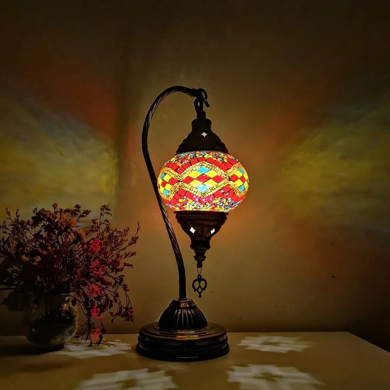 MosaikLight | Handgefertigte Tischlampe im Türkischen Design für ein elegantes Ambiente