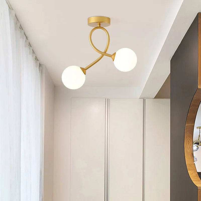 LoopLight | Elegante Glazen Deckenleuchte im Minimalistischen Design