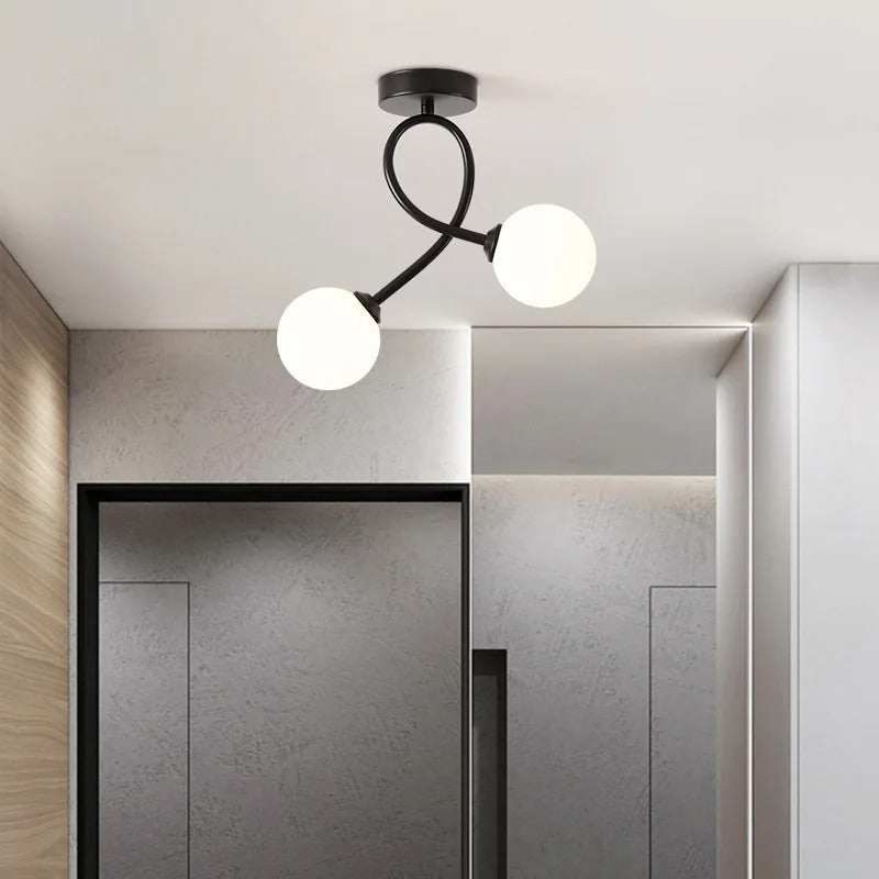 LoopLight | Elegante Glazen Deckenleuchte im Minimalistischen Design