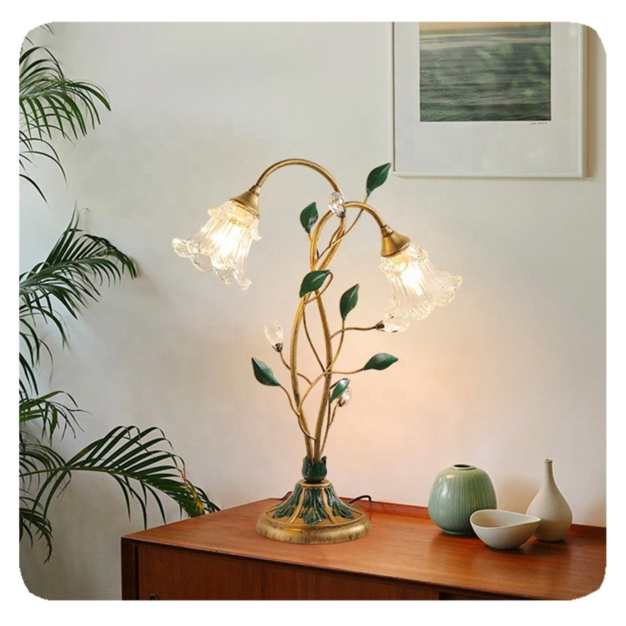 MagicFloral | Vintage Tischlampe mit romantischem Flair
