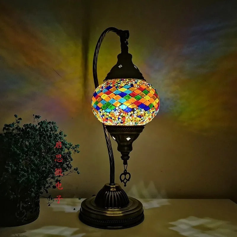 MosaikLight | Handgefertigte Tischlampe im Türkischen Design für ein elegantes Ambiente