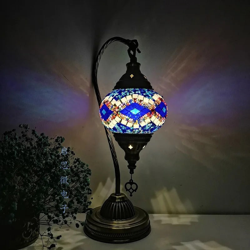 MosaikLight | Handgefertigte Tischlampe im Türkischen Design für ein elegantes Ambiente
