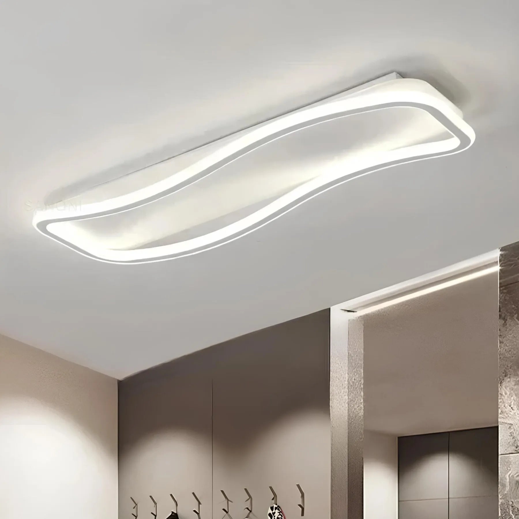 GlowWave | Elegante LED Deckenlampe für jeden Raum