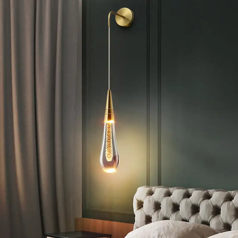 BubDrop | Elegante tropfenförmige Pendelleuchte aus Glas