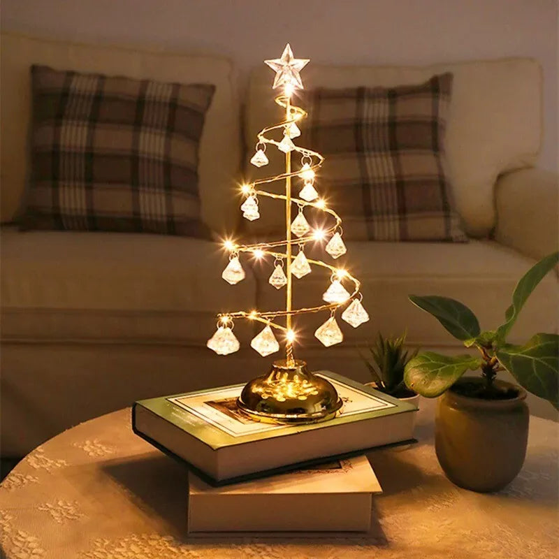 GlimmerTree | Elegante Acrylglas-Tischleuchte