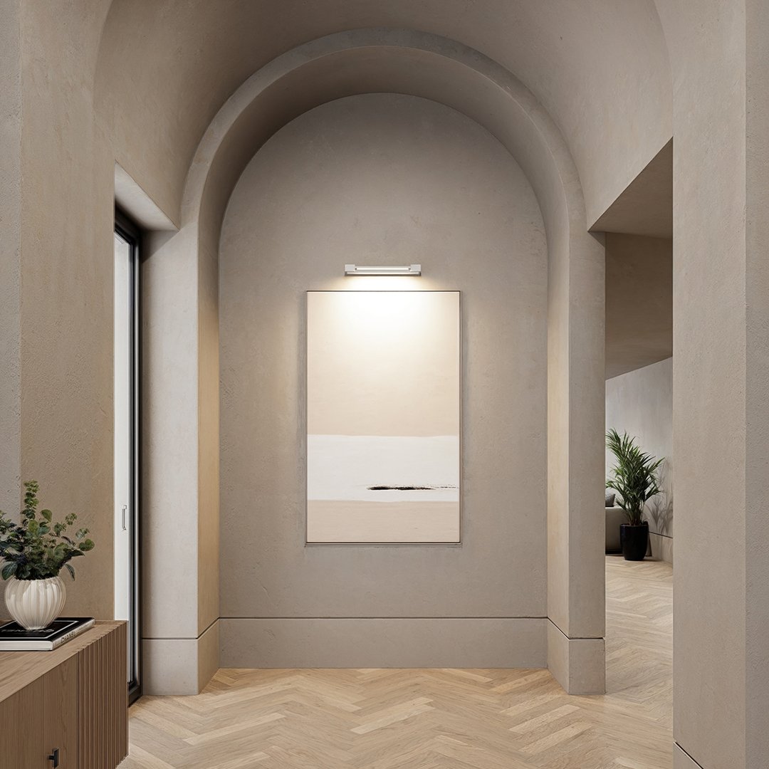 LichtBegleiter | LED-Wandleuchte für Badezimmer und Galerien, Umweltfreundlich und Energieeffizient